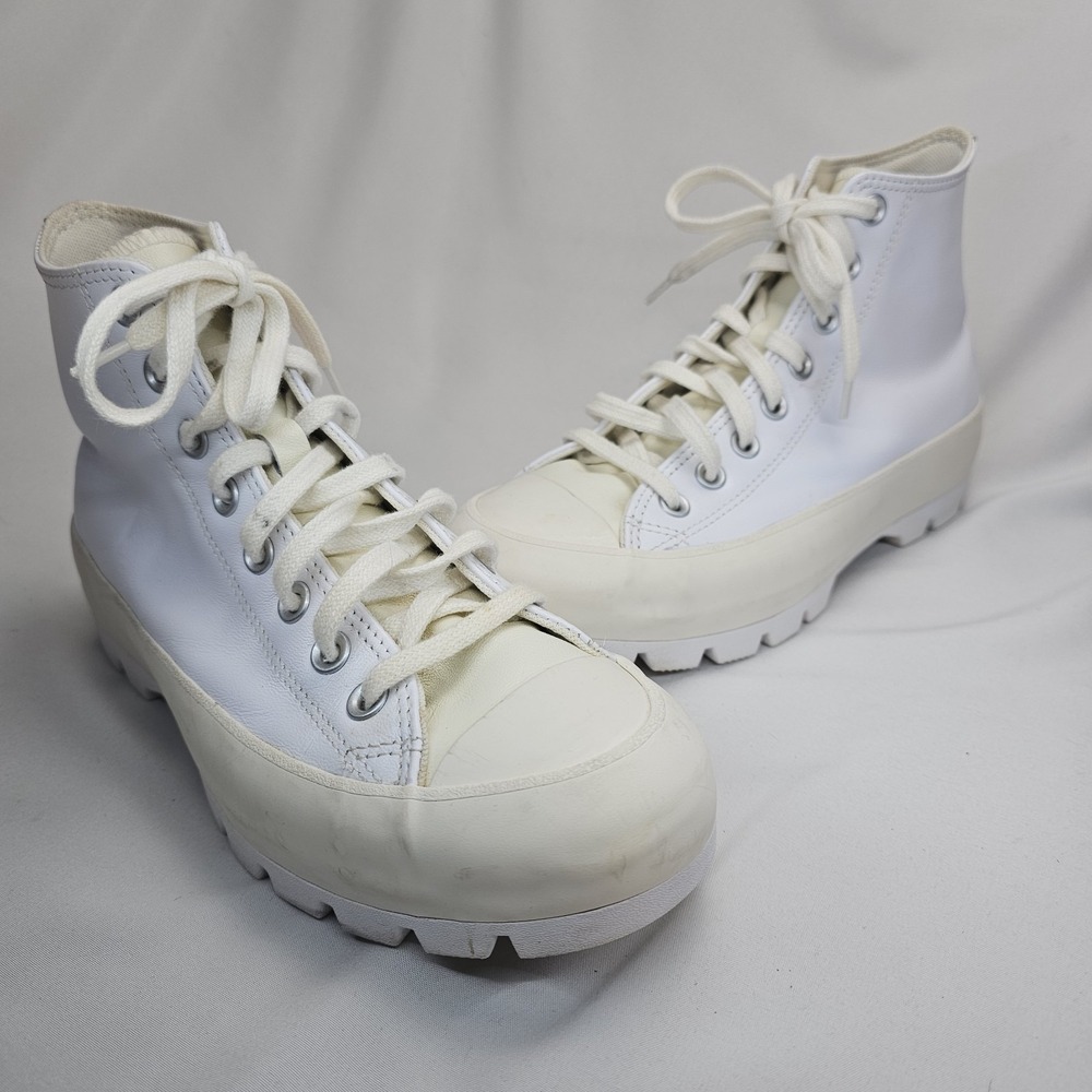 Converse Chuck Taylor All Star Lugged Hi Leather Womens 8.5 Shoes Sneakers Boots